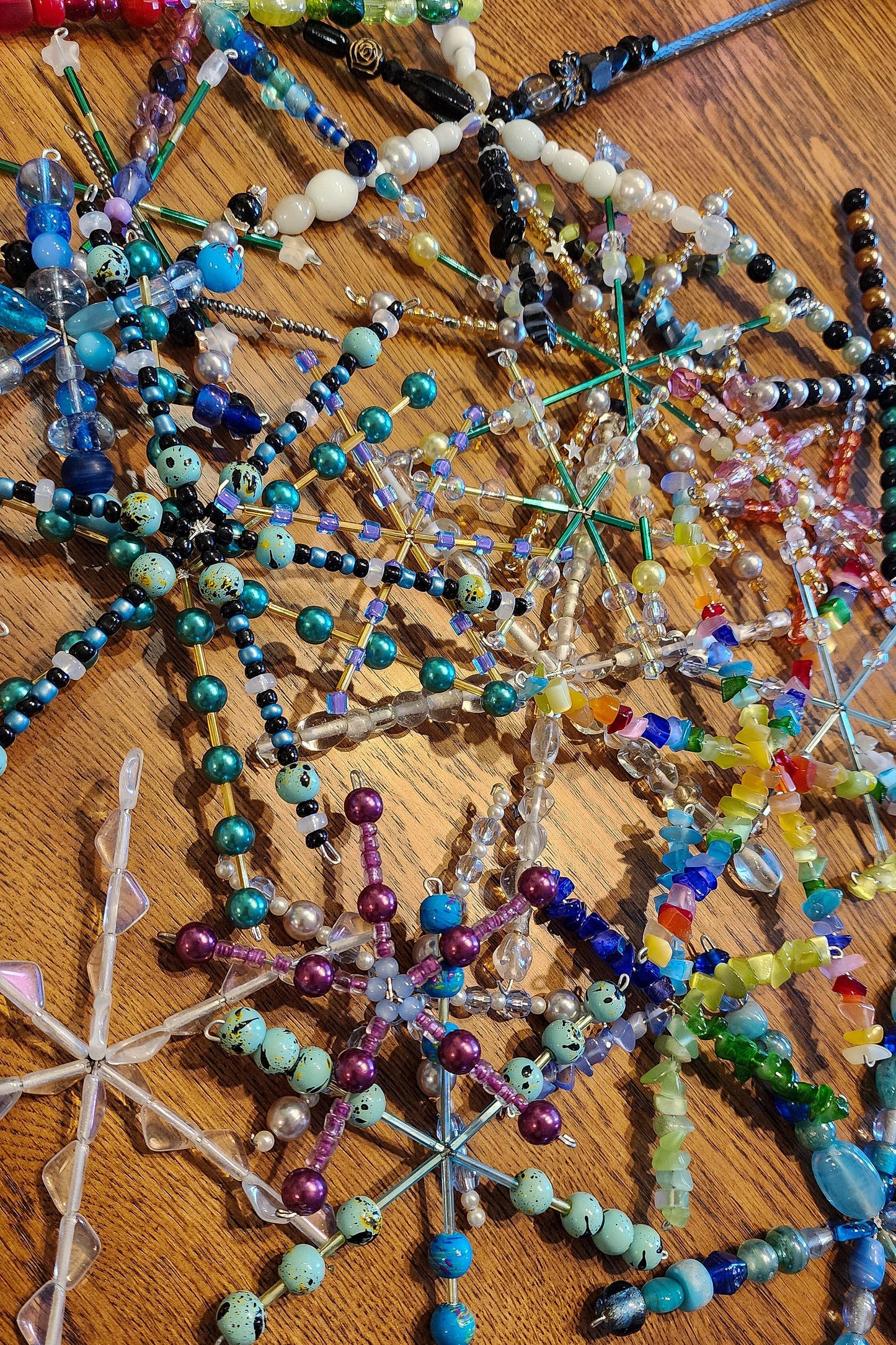 Mystery Beaded Snowflakes