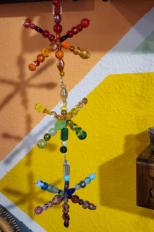 Triple Rainbow Snowflake.