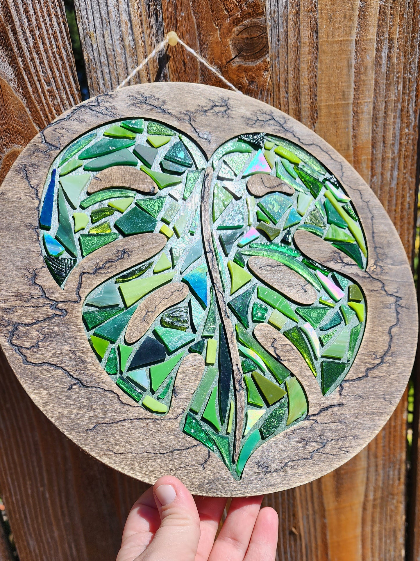 Mosaic Monstera Panels