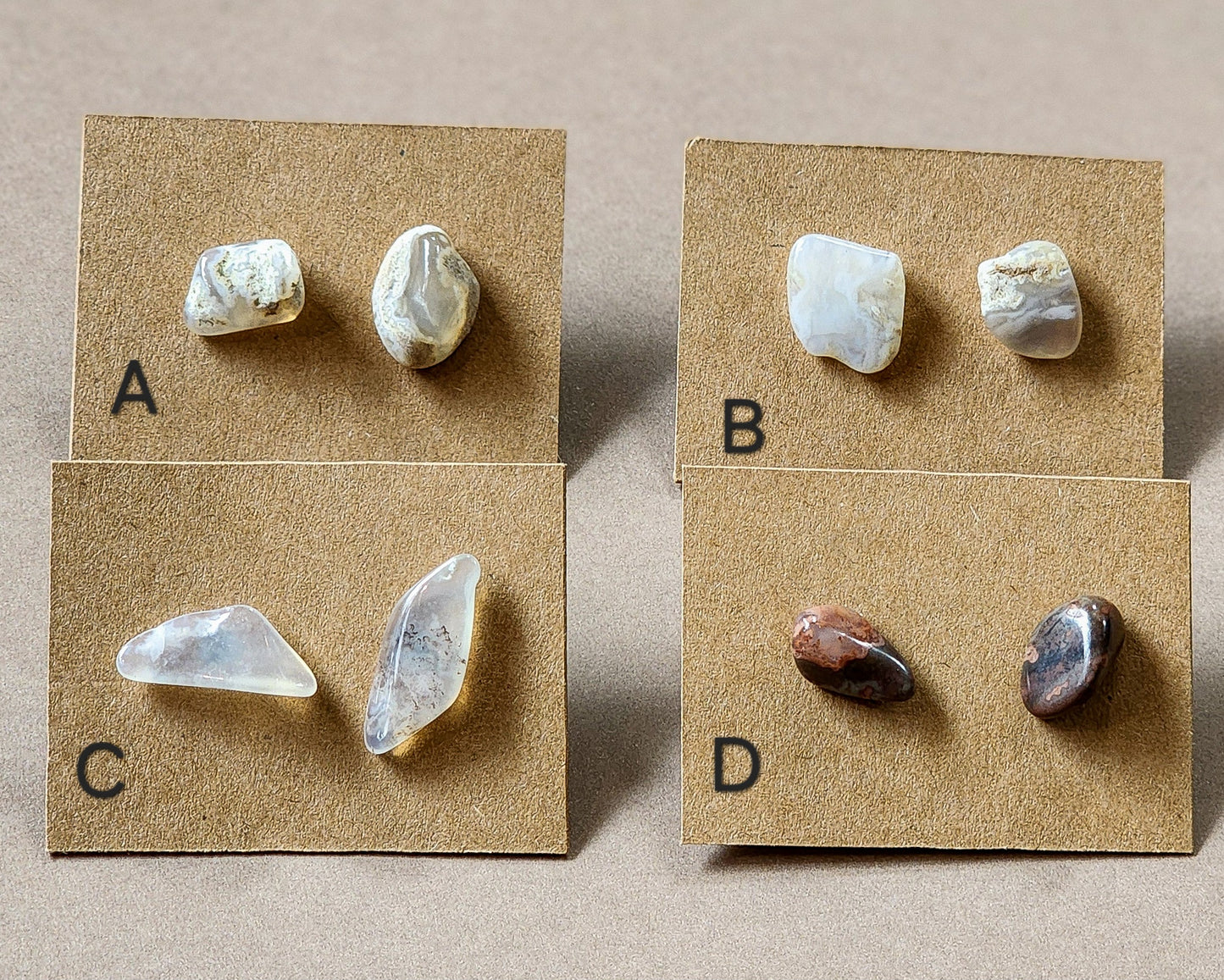 Polished Rock Earrings