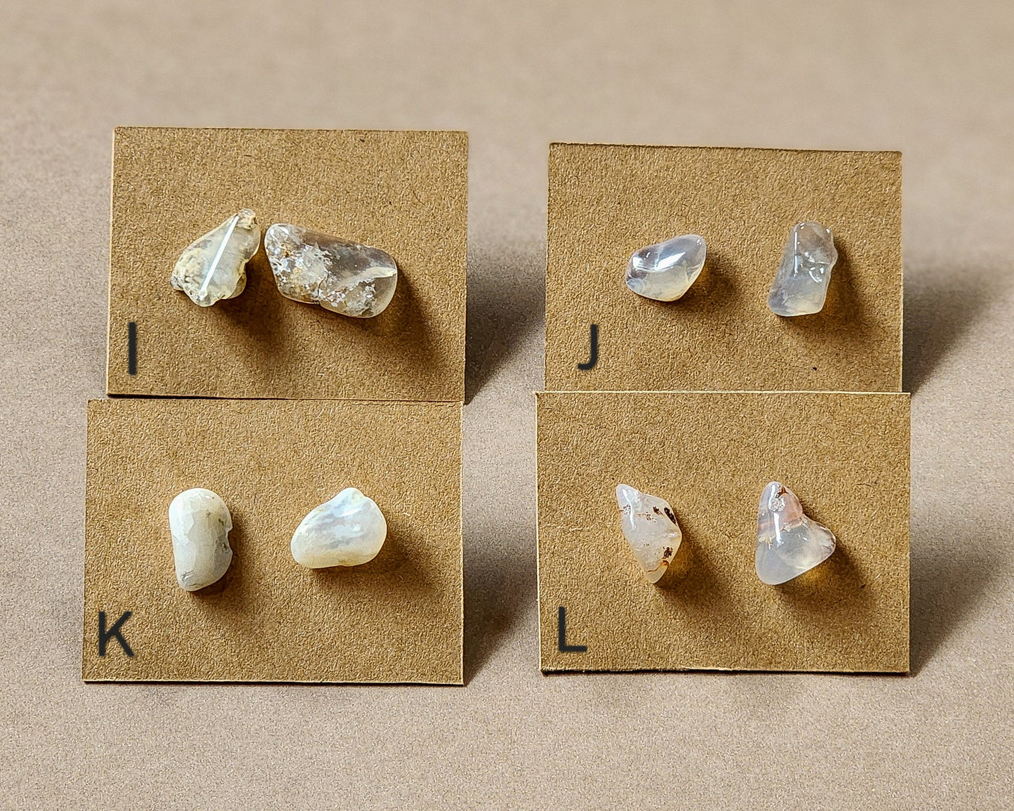 Polished Rock Earrings