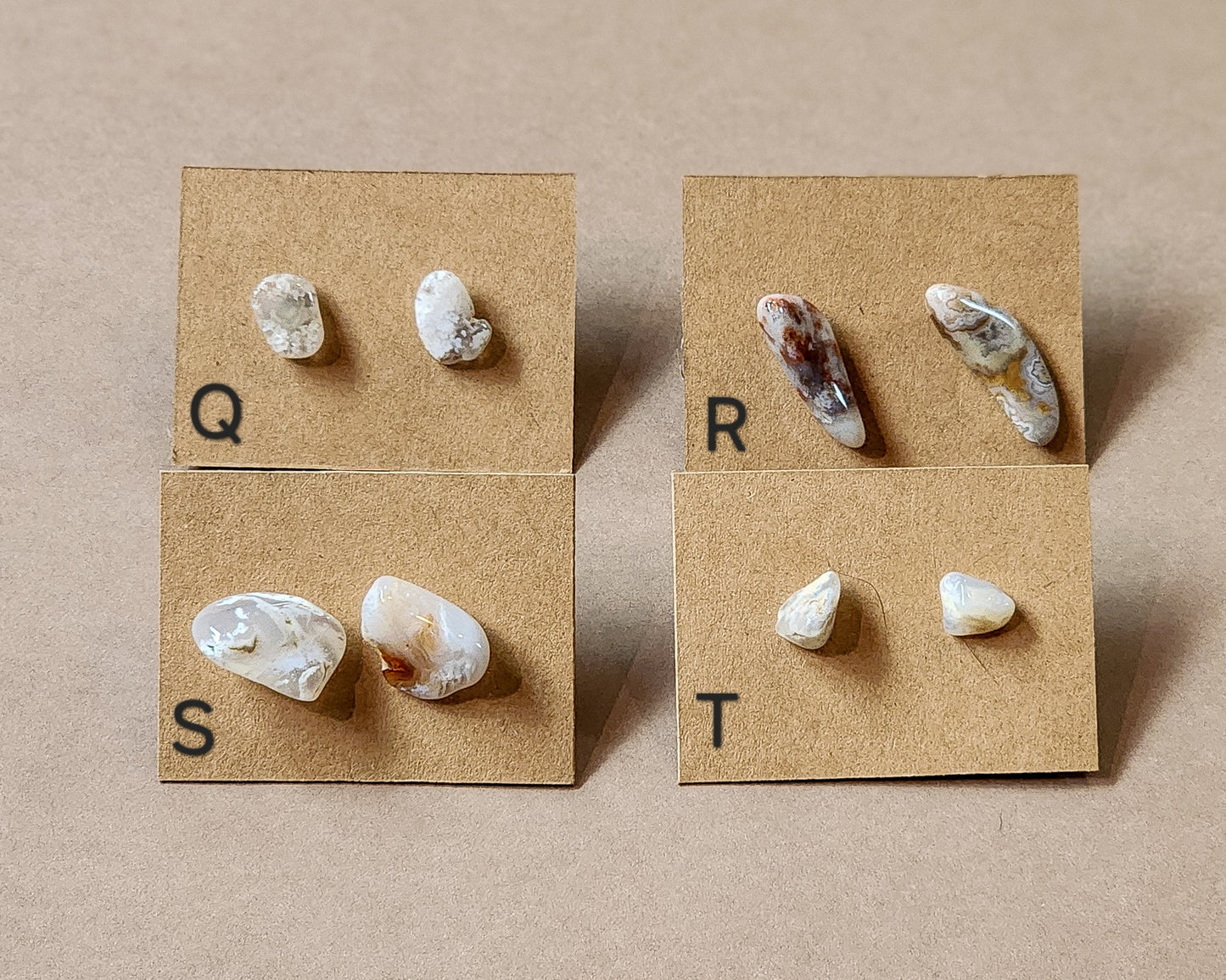 Polished Rock Earrings