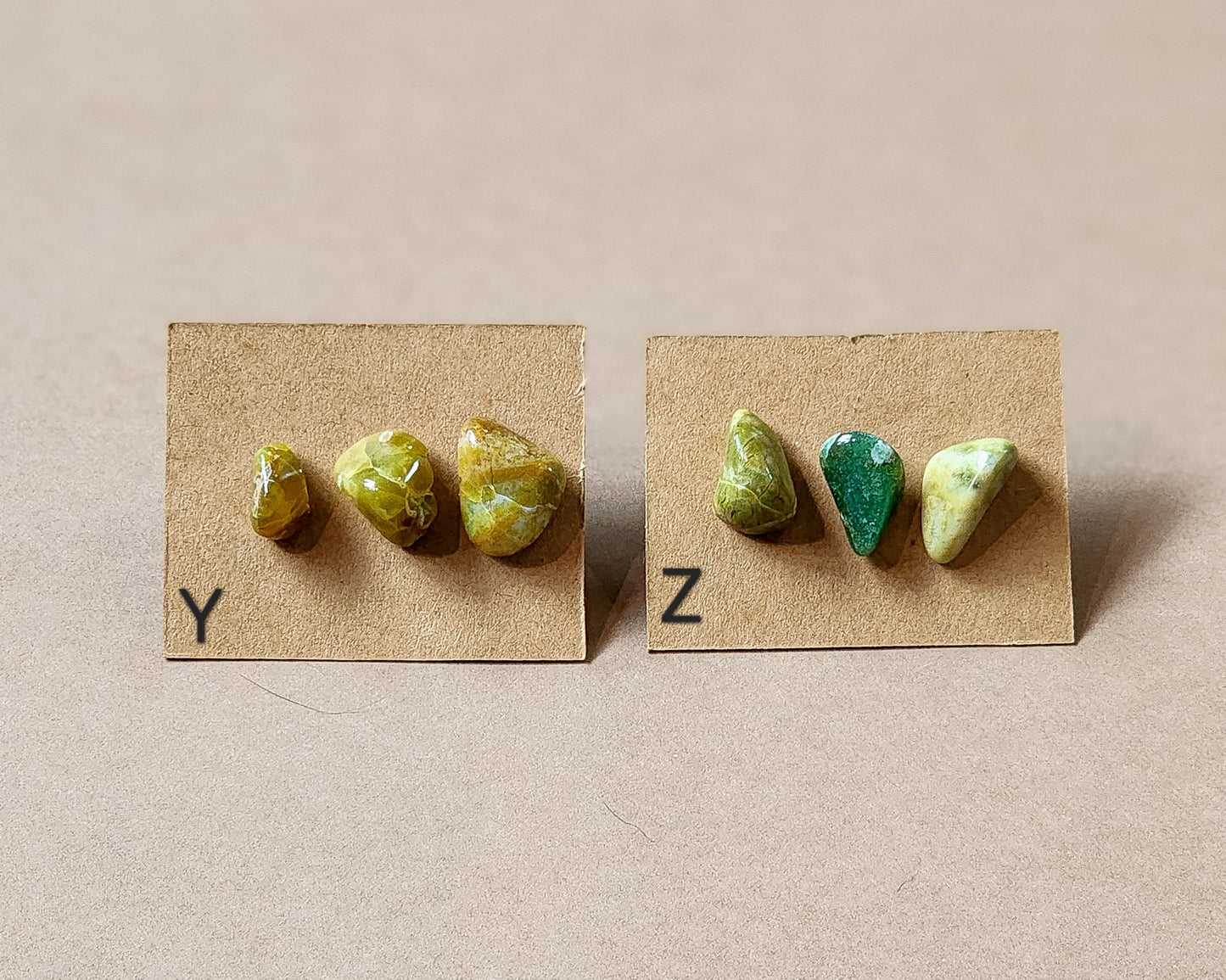 Polished Rock Earrings