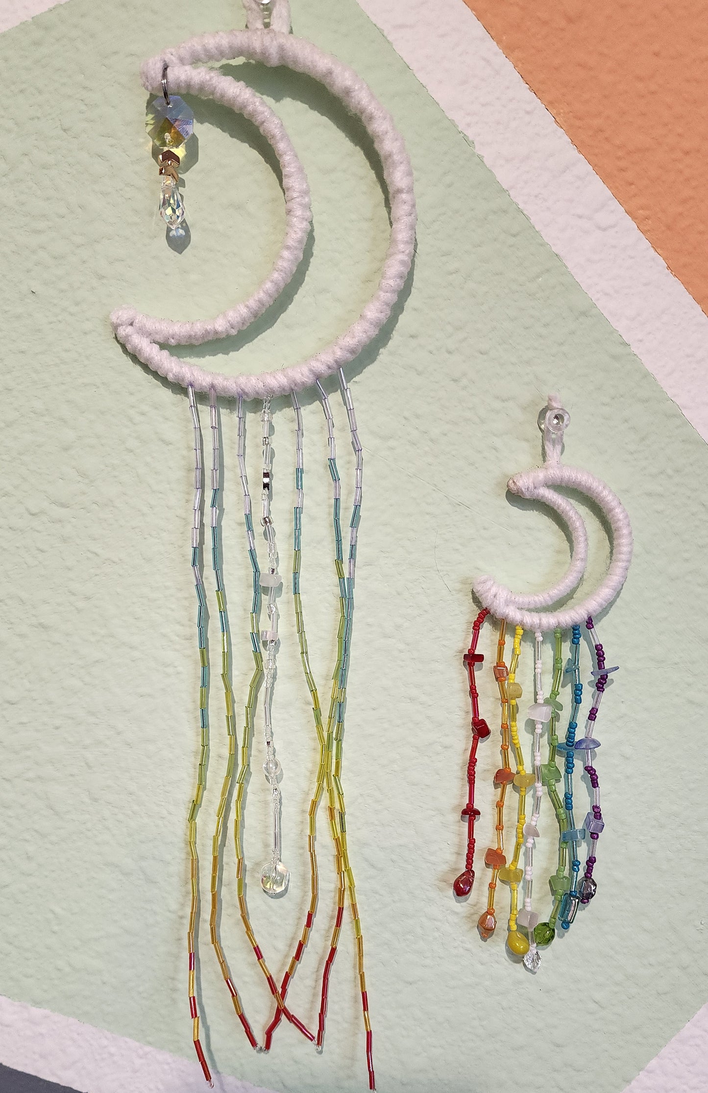 Mama and Baby Moon Hangers