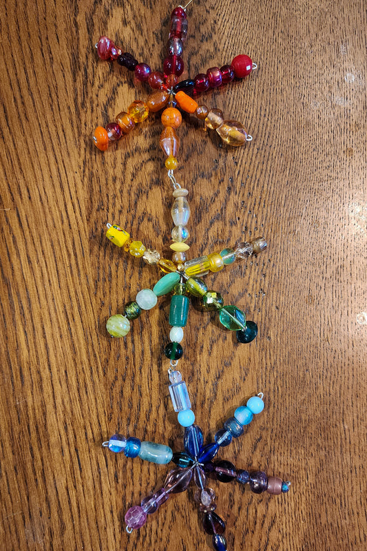 Triple Rainbow Snowflake.